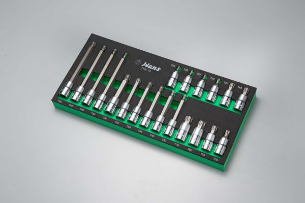 TTR-14/ Star Bit Socket Set 20 PCs 1/2"Drive (EVA Foam)- Exclusive Edition