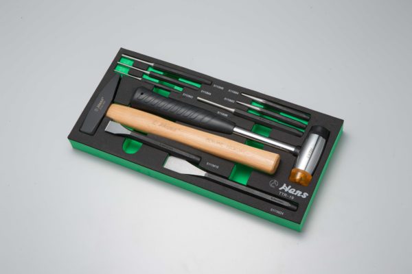 TTR-19/ Punch, Chisel, Hammer Set in 10 PCs (EVA Foam)- Exclusive Edition