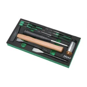 TTF-13R Punch Chisel and Hammer Set | 9 Pcs EVA Foam