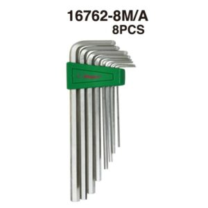 16762-8M/A – 8 PCS Long-Arm Hex-Key Wrench Set