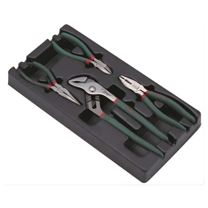 TT-12 (1) TT‑12 – 4-Piece Engineer Pliers Set with American Style Dipped Handle