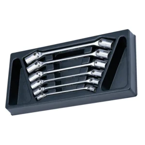 TT-9 – 6-Piece Double Flex Socket Wrench Set (Cr-V Steel)