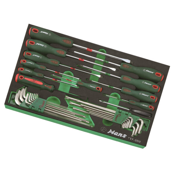 TTF-30U/Screwdriver and Hex-Key Wrench Set in 30 PCs