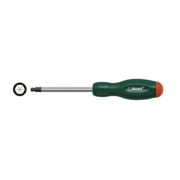 0371-Wobble Hex Screwdriver-(Ergonomic PP Handle)