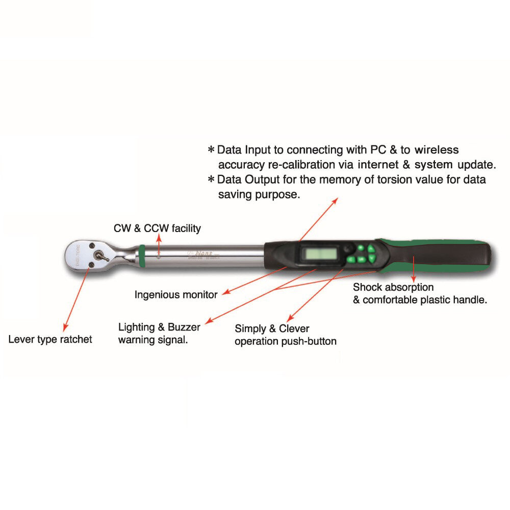 DIGI-TORC Wrench-(Digital Torque) D1 Series 6 Digital Torque Wrench (Digi-Torc) D1/D2 SERIES