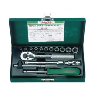 2619MP- Socket Wrench Set- 1/4" Drive- 19PCS