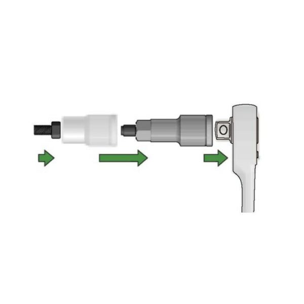 Magnetic Extension Bar- 1/4", 3/8", 1/2" Drive