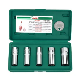 46335-6-Magnetic Spark Plug Socket Set-½"Dr.
