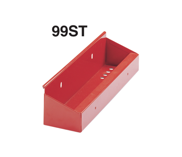 9900ST Side Tray – Red Steel Add-On for Tool Trolley Storage |