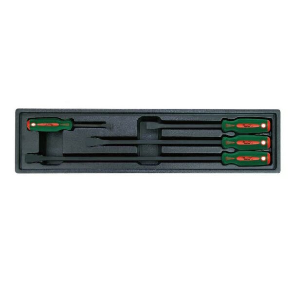 BTR-4- Flat Head Pry Bar Set- 4 PCs- Octagonal Handle