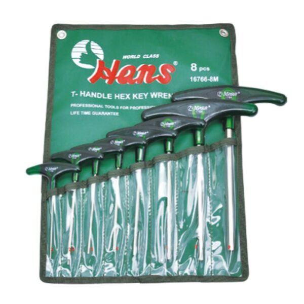 1766M Hex-Key Wrench T-Handle Set