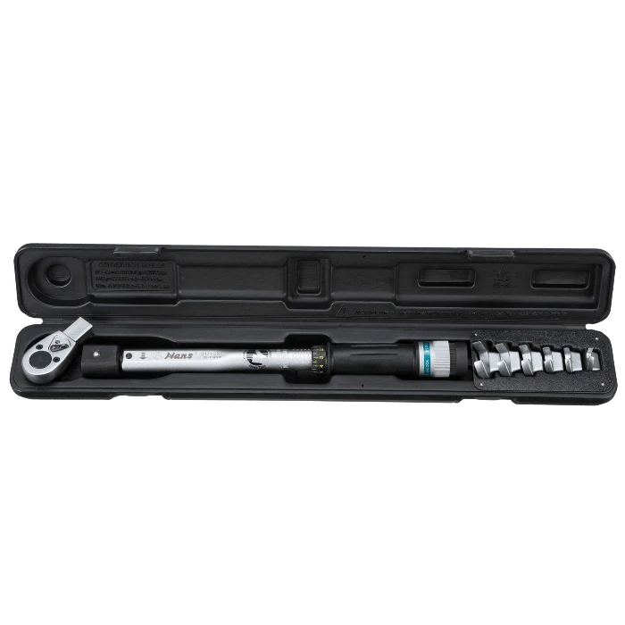3673 (1) 3673-GNC 8PCs Torque Wrench Set & Socket Accessory