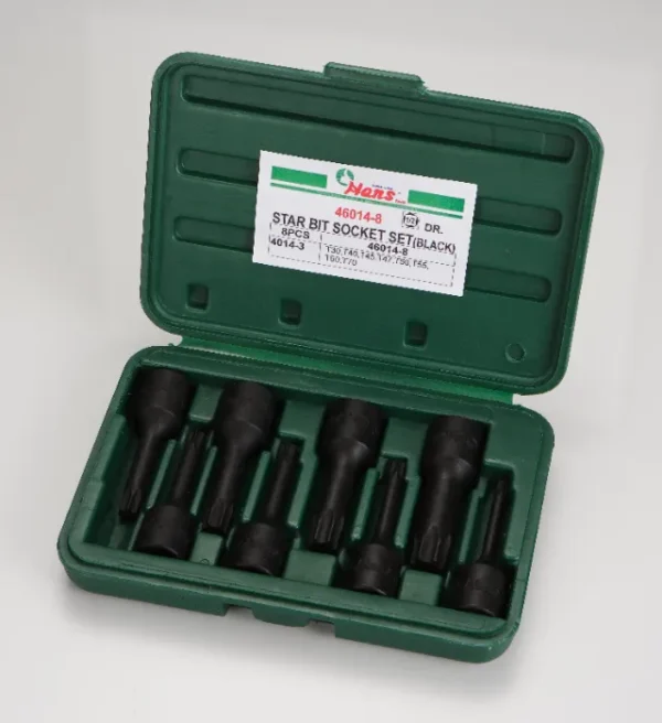 Star Bit Socket Set – 8-Piece ¼″ & ⅜″ Drive Bit Sockets | Cr-Mo Steel
