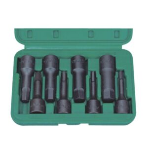 46016-8/9- Hex Bit Socket Set- 1/2" Drive- 8 & 9 Pcs