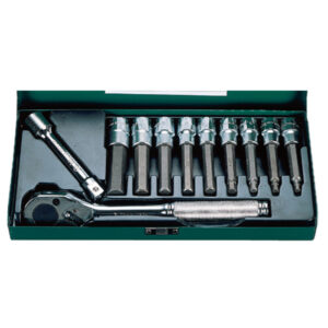 46026-411- Bit Socket Wrench Set- 1/2" Drive- 11 Pcs
