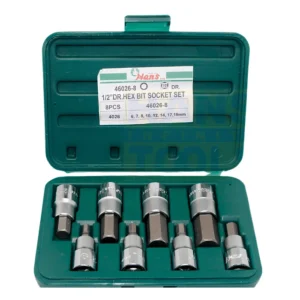 46026-8 ½" Dr. Hex Bit Socket Set | 8 Pcs