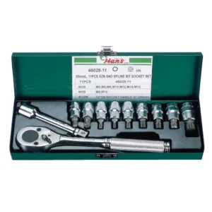 46028-11 Bit Socket Wrench Set | ½" Drive - 11 PCs