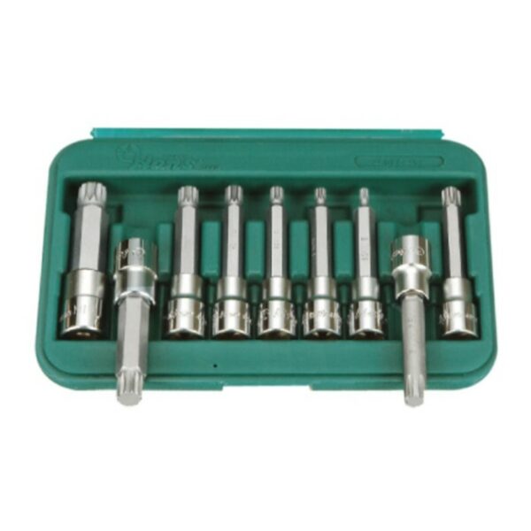 46028-499-XZN Bit Socket Set (12 Point)- 1/2" Drive- 8 Pcs