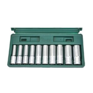 4610MB- Deep Socket Set- 1/2" Drive- 10 Pcs