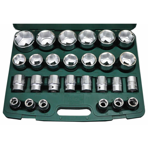 6627MB- Hand Socket Set- 3/4" Drive- 27 Pcs
