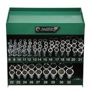 9984H80- Deep Sockets in Display Stand- 1/2" Drive- 80 Pcs