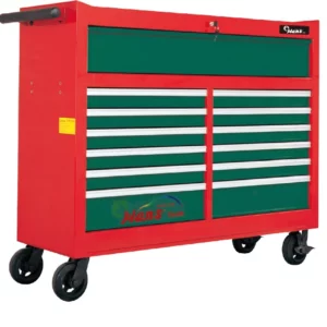 “Heavy-Duty Workshop Cabinet with 13 Drawers – 53 Inch Wide”