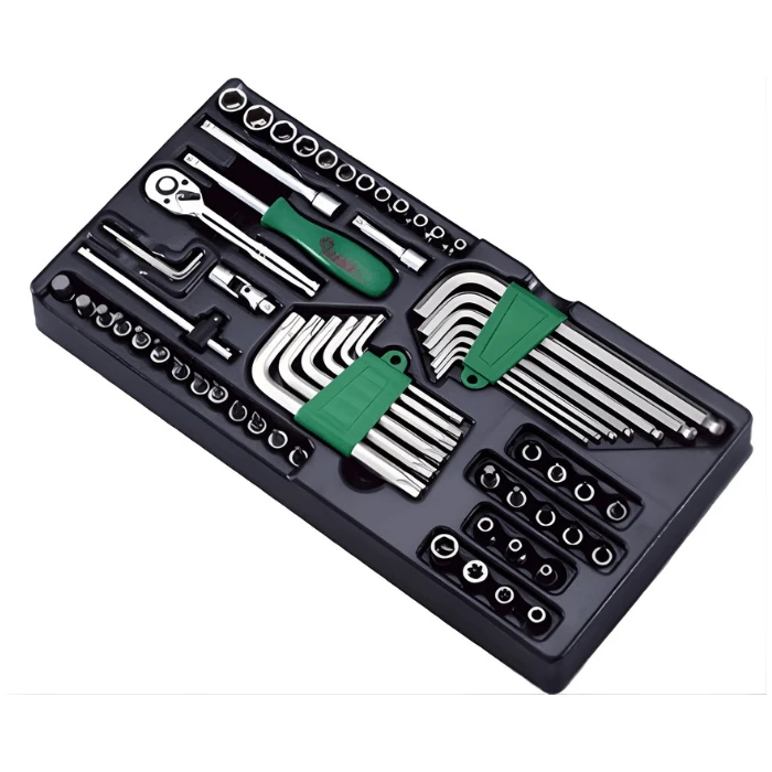 TT-22 (1) TT-22- Socket Wrench Combo Set 62 PCs ¼" Drive