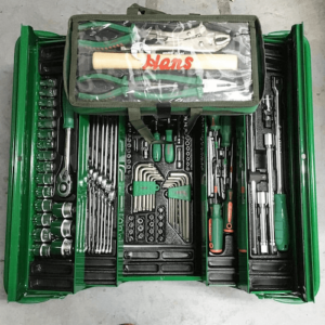 TTBK‑116 116‑Piece Tote Tool Box Kit | – Complete Socket Wrench Set 1 TTBK-116 Tote Tool Box in 116 PCs