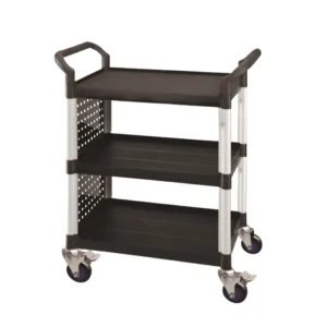 9943ABS Workshop Utility Tool Cart – 3-Layer ABS Frame with Swivel Casters
