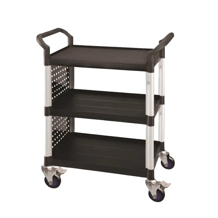 9940ABS (1) 9943ABS Workshop Utility Tool Cart – 3-Layer ABS Frame with Swivel Casters