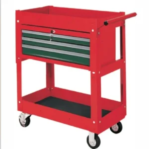 9943-Workshop Tool Cart with 3 Drawers and Bottom Shelf