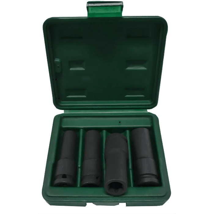 84604 (1) 84604E-Star Deep Impact Socket Set (4PCs)-½" Drive