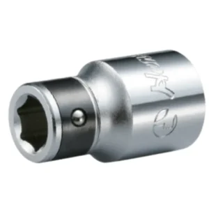 Socket Bit Holder with Ball Retainer – ¼", ⅜", ½" Drive