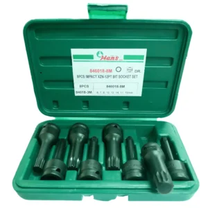 846018-8 Impact XZN Bit Socket Set (8PCs)-½" Drive