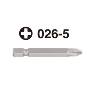 026-5 ¼" Hex Shank Screwdriver Bit – PH0 to PH4 – 50mm Long
