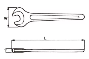 1506MV Insulated Single Ring Wrench 1 1550MV Description