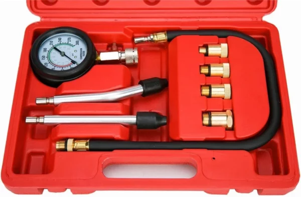 8PCs Gasoline Cylinder Compression Tester Kit