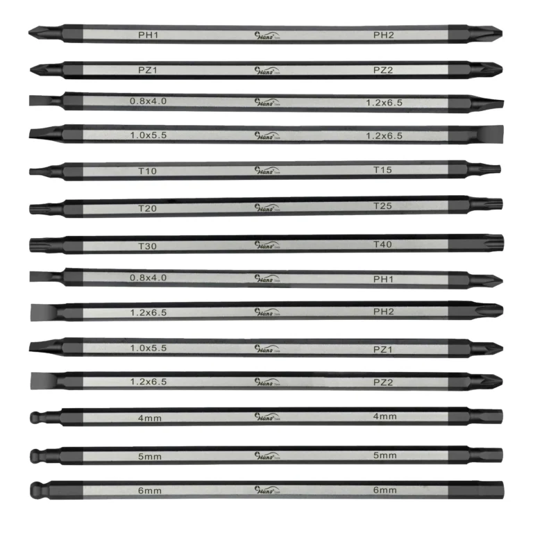 064EX‑12 Interchangeable Screwdriver and Bit Set (12 PCs) 1 064ex-12PCs Screwdriver interchangeable