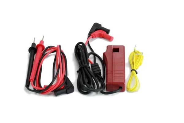 B3MT-D Digital Multimeter is a professional-grade diagnostic tool that combines multiple functions in one compact device. Designed for automotive and electrical maintenance, it supports RPM, dwell angle, and duty cycle functions for ignition systems, alongside comprehensive electrical measurements. Key Features: • Tachometer: 0–1999 RPM (×1 / ×10) • Duty Cycle: 0.0% – 90.0% • Dwell Angle: For 4, 6, 8-cylinder engines • DC Voltage: 200mV, 2V, 20V, 200V • AC Voltage: 200V, 750V • DC Current: Up to 15A • Resistance: 200Ω, 20kΩ, 200kΩ • Temperature: 0–2000°F / -20°C to 1000°C The B3MT-D features a large, clear display and rotary switch for easy mode selection. With a protective yellow housing and wide application range, it's a valuable instrument for electricians, technicians, and automotive professionals alike.