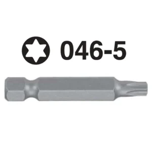 Precision 1/4" drive Torx bits T6–T50 with 50mm length. Strong, reliable fit for power tools and drivers. Hex shank design for secure grip.
