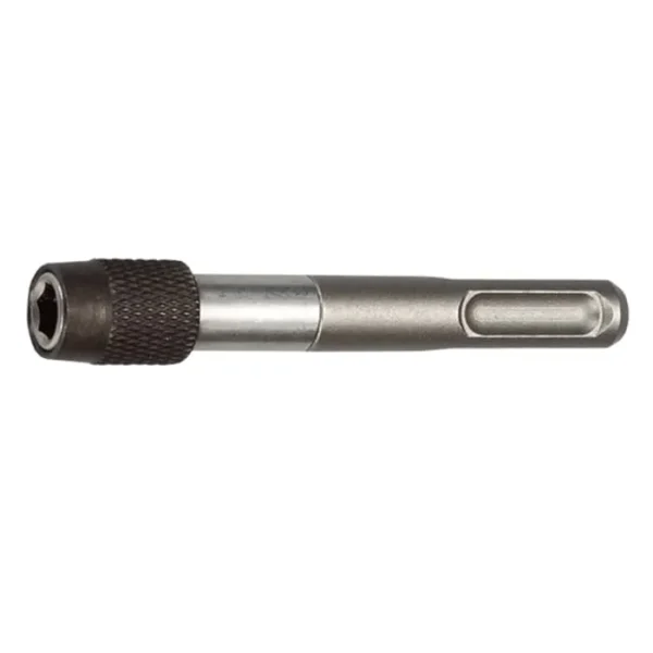 04SDS83E SDS Plus Stainless Bit Holder for ¼" hex bits fits rotary hammer drills. Available in 3 styles. Durable, secure, and ideal for impact drilling.