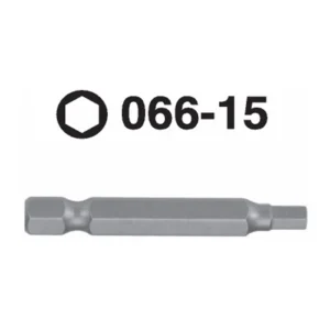 066-15 Hexagon Hex Shank Screwdriver Bit – ¼'' Drive
