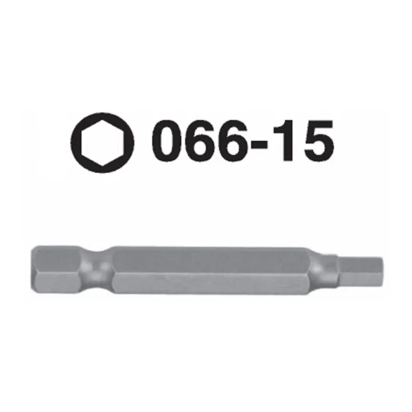 066-15 Hexagon Hex Shank Screwdriver Bit – ¼'' Drive