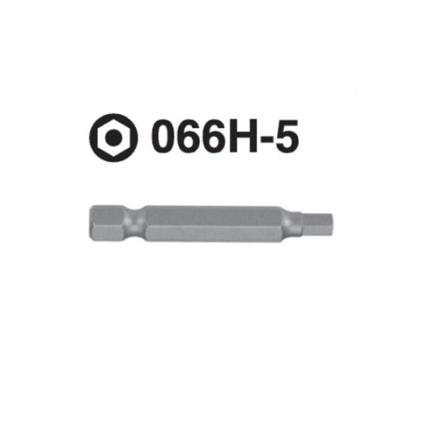 066H-5 Hexagon Plus Hex Shank Screwdriver Bit – ¼'' Drive