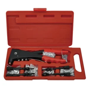 19675M-2 Rivet & Nut Insert Tool Set | Dual-Function Riveter with M3–M6 Threaded Mandrels and Blind Rivets