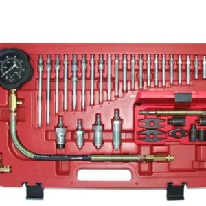 EGDT-37 Diesel Compression Tester Kit – 37-Piece Set with Hydraulic Gauge & Full Injector/Glow Plug Adapters