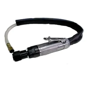 Low & High Speed Tire Buffers with 7/16" chuck, rear exhaust, 90 PSI. Ideal for tire repair and maintenance. Lightweight and ergonomic design.