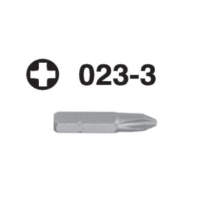 023-3 Phillips Hex Shank Screwdriver Bit – 10mm Drive