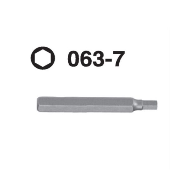 063-7 Hexagon Hex Shank Screwdriver Bit – 10mm Drive
