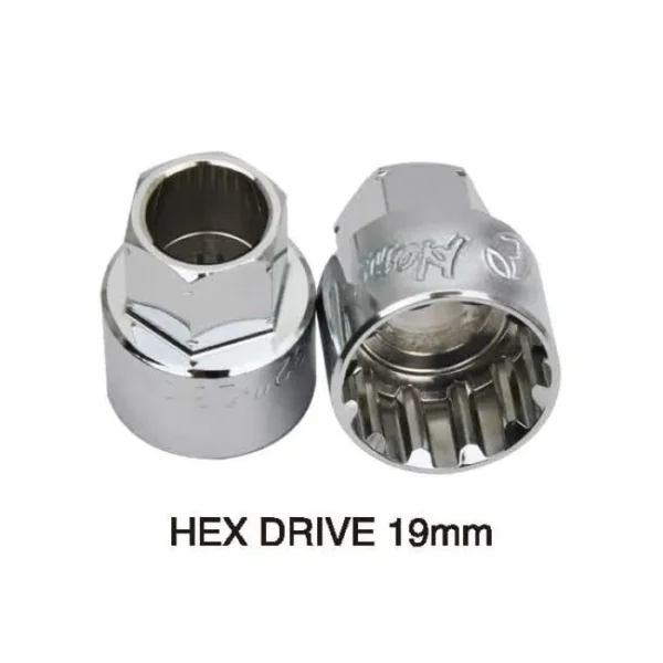 Spline Go-Thru Socket H3P00 (⅜" Drive)